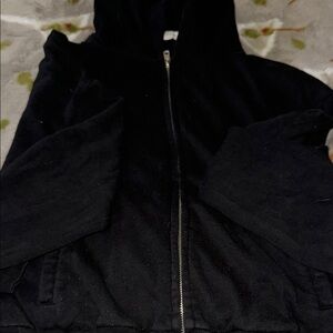 Garage Black ZipUp Jacket